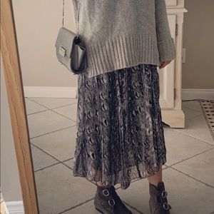 Emanuel Ungaro snake silk midi NWT📍FIRM📍